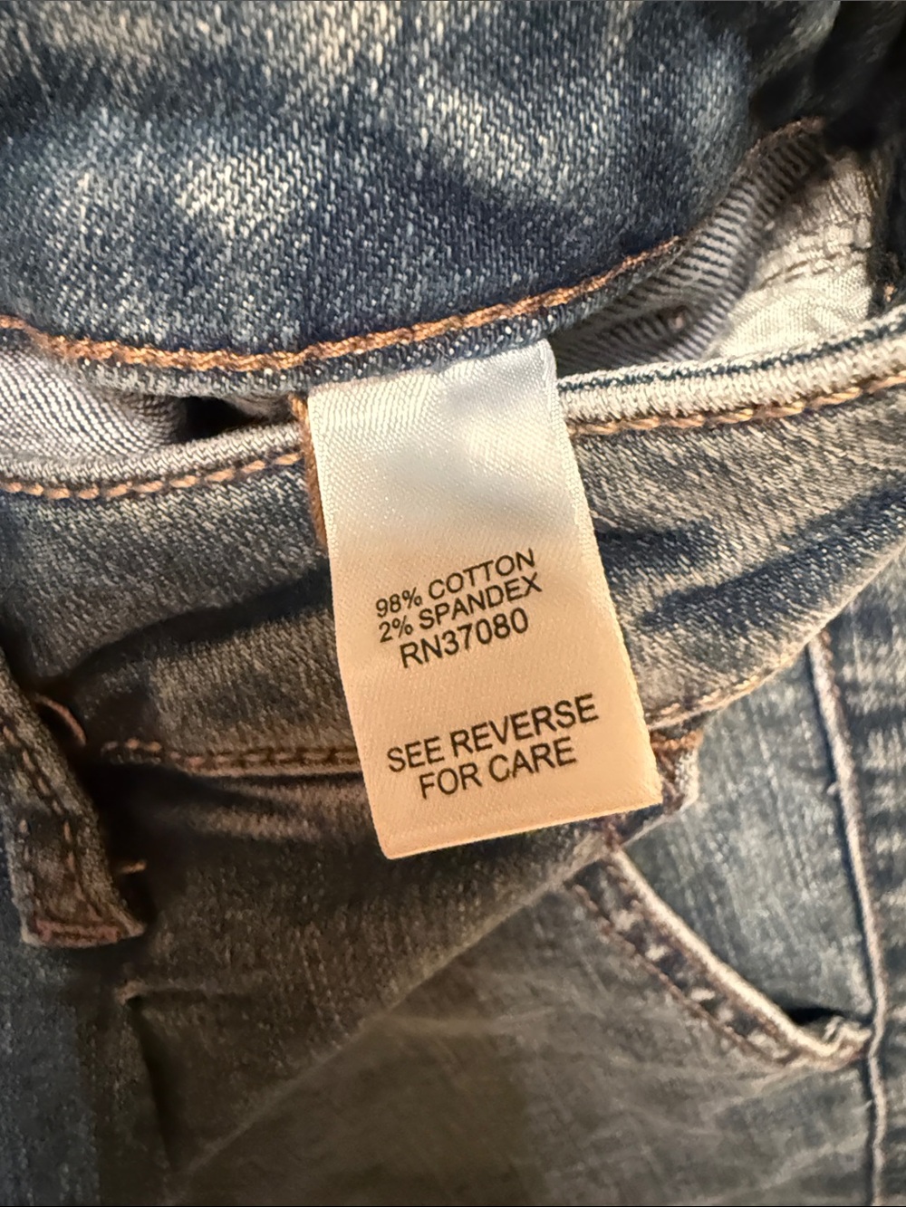 Classic High-Waist Blue Denim Jeans - Picture 3 of 5